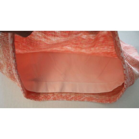 Aerie Women's Sz L Beach Peach Seamless Ring Longline Crop Top Bralette - Picture 7 of 16